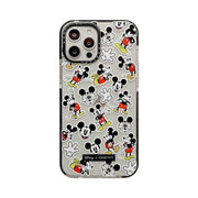 Cartoon Mickey Mouse Suitable For Apple 12 Two-Color Frame Mobile Phone Case XSMAX / XR / 11 Transparent Protective Cover iPhone 78p eprolo