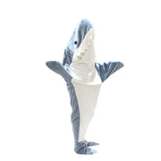 Cartoon Shark Sleeping Bag Pajamas Office Nap Shark Blanket Karakal High Quality Fabric Mermaid Shawl Blanket For Children Adult eprolo