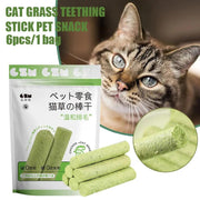 Cat Grass Teeth Grinding Stick Pet Snacks Hairball Removal Mild Hair Row Ready To Eat Baby Cat Teeth Cleaning Cat Grass Stick - Sunny Side Store Sunny Side Store  1.34