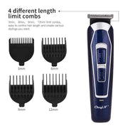 CkeyiN Professional Electric Hair Clipper Rechargeable Shaver Beard Hair Trimmer Cutting Machine Men's Haircut Beard Trimer 48 - Sunny Side Store