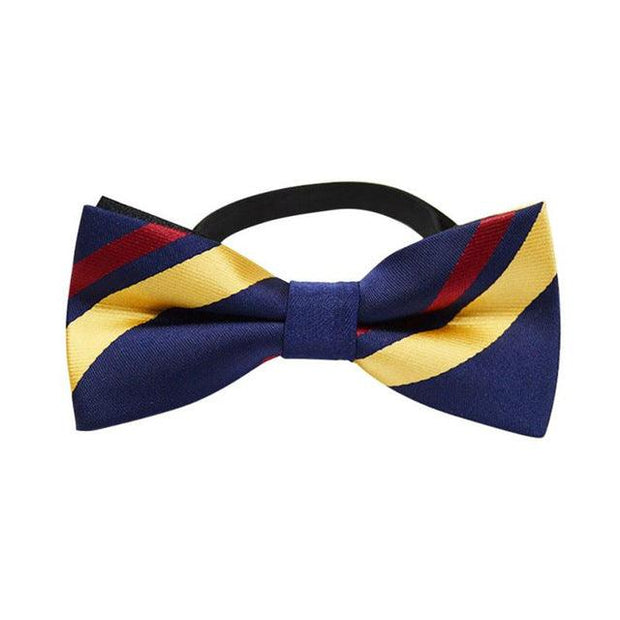 Classic Stripe Pet Dog Bow Tie Collar Adjustable - Sunny Side Store