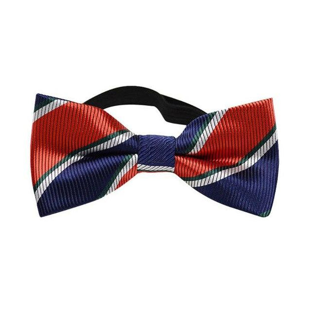 Classic Stripe Pet Dog Bow Tie Collar Adjustable - Sunny Side Store