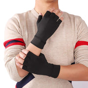 Compression Arthritis Glove Unisex Joint Pain Relief Half Finger Brace - Sunny Side Store