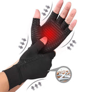 Compression Arthritis Glove Unisex Joint Pain Relief Half Finger Brace - Sunny Side Store