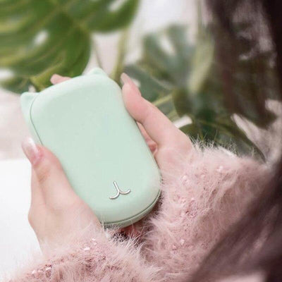 Cute USB Rechargeable Hand Warmer and 3600Ma Power Bank 5V Mini Portable Travel Handy Long-Life Pocket Hand Warmer - Sunny Side Store