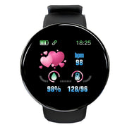 D18 Smart Bracelet Color Round Screen Heart Rate Blood Pressure Sleep Monitoring Pedometer Sports Encyclopedia Star Smart Watch eprolo