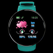D18 Smart Bracelet Color Round Screen Heart Rate Blood Pressure Sleep Monitoring Pedometer Sports Encyclopedia Star Smart Watch eprolo