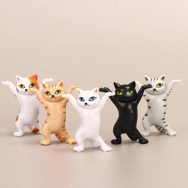 Dancing Cats Cartoon Enchanting Toy Doll Action Figures Interesting Cat Dolls Creative Desktop Ornamentsdecoration Gifts - Sunny Side Store