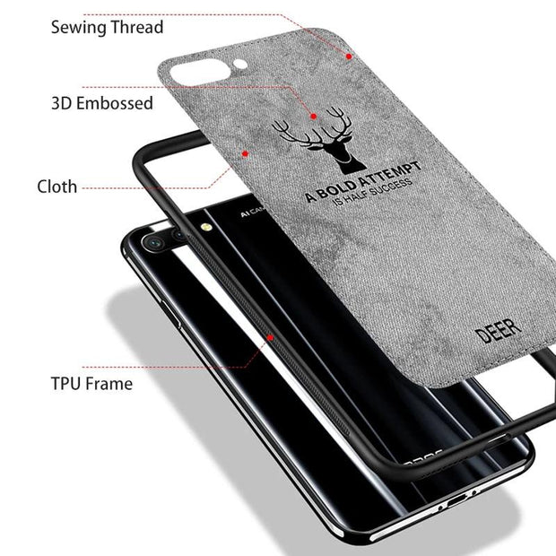 Deer Cloth Phone Case for Huawei Honor 20 Pro Lite 10 10i 8A 8C 8X 8S 9X PRO 7X 7S 7A Honor 7C 9 20s 9A Soft Silicone Frame Case eprolo