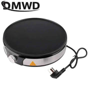 DMWD 220V Electric Crepe Maker Pizza Pancake Baking Pan Non-stick Griddle Chinese Spring Roll Pie Frying Steak Cooker Roaster EU - Sunny Side Store My Store  38.64