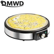 DMWD 220V Electric Crepe Maker Pizza Pancake Baking Pan Non-stick Griddle Chinese Spring Roll Pie Frying Steak Cooker Roaster EU - Sunny Side Store My Store New-type 29.50