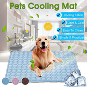 Dog Mat Cooling Summer Pad Mat For Dogs Cat Blanket Sofa Breathable Pet Dog Bed Summer Washable For Small Medium Large Dogs Car - Sunny Side Store