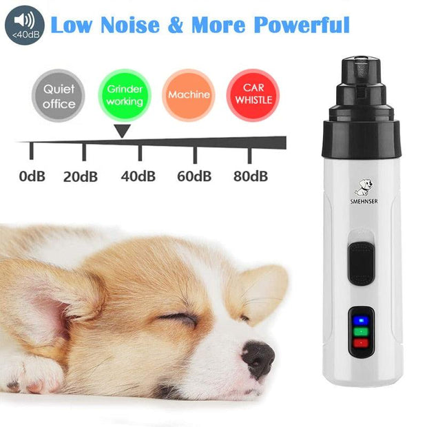 Dog Nail clipper for dogs nail clippers pet grinder short unhas gato for cats Nail Clipper USB Animal Grooming Trimmer Low Noise - Sunny Side Store