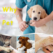 Dog Nail clipper for dogs nail clippers pet grinder short unhas gato for cats Nail Clipper USB Animal Grooming Trimmer Low Noise - Sunny Side Store