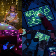 Draw With Light Fun  Glowing Paint Glow Light Tablet Draw With Light Fun And Developing Toy eprolo