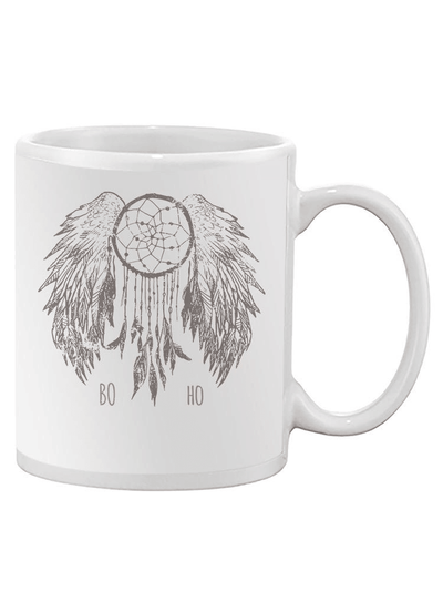 Dream Catcher Feather Wings Mug Unisex's -Image by Shutterstock - Sunny Side Store