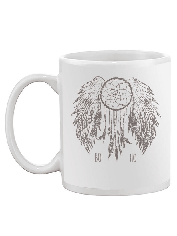 Dream Catcher Feather Wings Mug Unisex's -Image by Shutterstock - Sunny Side Store