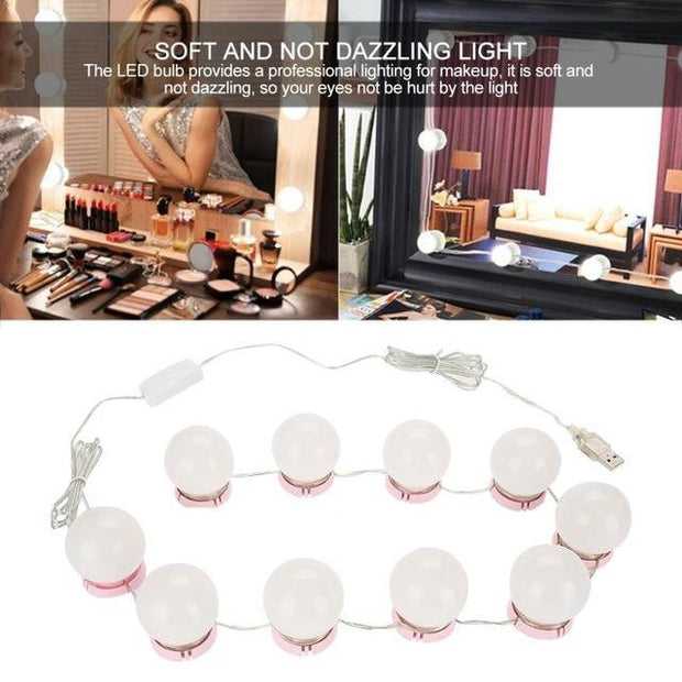 Dressing Table LED Adjustable Brightness Lights - Sunny Side Store