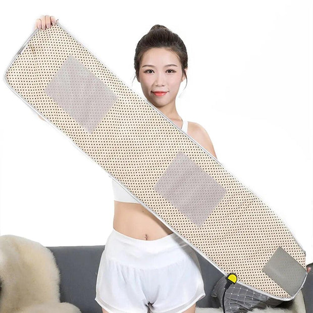 Electric Body Vibrating Slimming Belt Heat Function Massage Full Body Massager Weight Loss Rejection Fat Burning Machine - Sunny Side Store Sunny Side Store  77.68