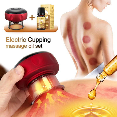 Electric Cupping Massager Vacuum Cupping Massage Body Cups Guasha Scraping Massage Anti-Cellulite Therapy Massager for Body Slim - Sunny Side Store Sunny Side Store  14.71