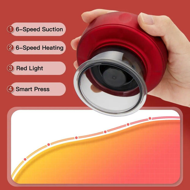 Electric Cupping Massager Vacuum Cupping Massage Body Cups Guasha Scraping Massage Anti-Cellulite Therapy Massager for Body Slim - Sunny Side Store Sunny Side Store  14.71