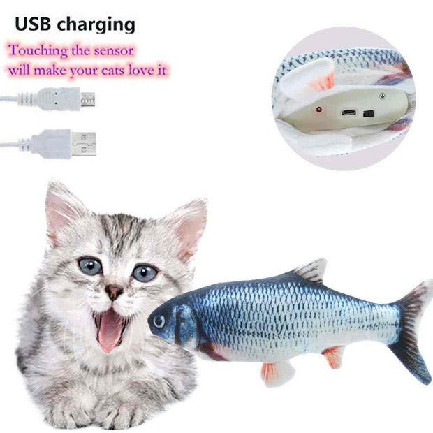 Electric Flipping Fish Toy for Cats - Sunny Side Store