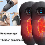 Electric Heating Shoulder leg Massage Belt  Massager Hot Compress Therapy Support for Arthritis Joint Pain Relief Cold Leg Knee Sunny Side Store