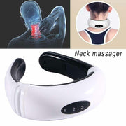 Electric Tens Unit Pulse Neck Massager Magnetic Pulse Therapy Vertebra Relax - Sunny Side Store