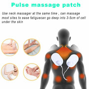 Electric Tens Unit Pulse Neck Massager Magnetic Pulse Therapy Vertebra Relax - Sunny Side Store