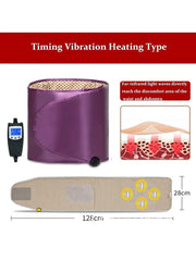 Electric Vibration Massage Belt 360° Heating to burn fat Oscillate Slimming Slender Waist Shaper Body Weight Loss Belt 110-240V - Sunny Side Store