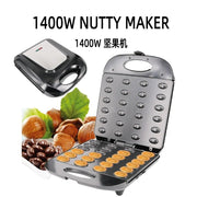 Electric Walnut Cake Maker Automatic Mini Nut Waffle Bread Baking Machine Bakeware Sandwich Iron Toaster Breakfast Pan Oven - Sunny Side Store Sunny Side Store  21.45