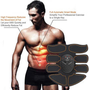 Electric Wireless Muscle Stimulator EMS 8 Pack Abdominal ABS Stimulator Fitness Body Slimming Massager - Sunny Side Store Sunny Side Store  5.18