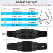 Elstiac Lumbar Back Belt Waist Support Trainer Adjustable Lumbar Pad with 6 Stays Abdominal Binder Fitness Gym Belts Women Men - Sunny Side Store Sunny Side Store  13.43