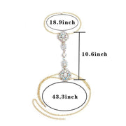 Exaggerated jewelry, fashionable diamond inlay, luxurious body chain, personalized women's jewelry eprolo