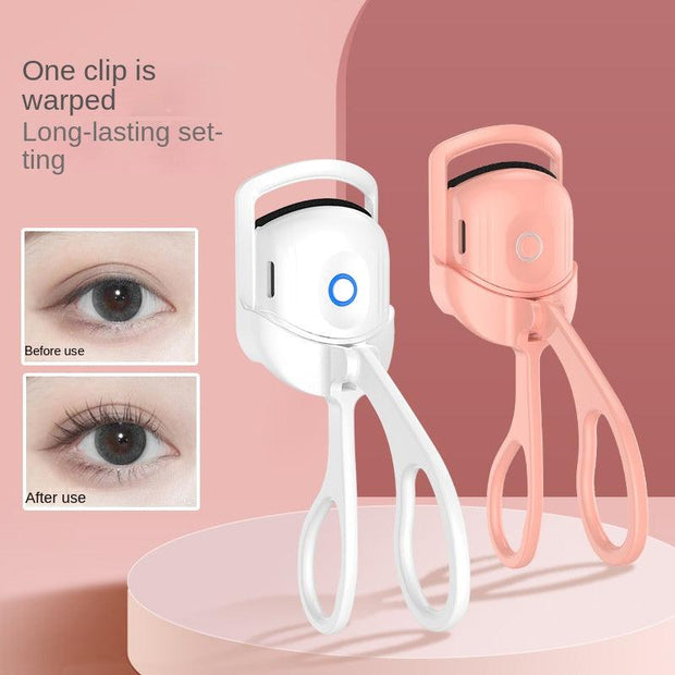 Eyelash Curler Portable Electric Heated Comb Eye Lash Long Lasting Eyelashes Curls Thermal Eyelash Curler Makeup Tools Heated Eyelash Curlers,Rechargeable Electric Eyelash Curler,Handheld Eyelash Heat - Sunny Side Store