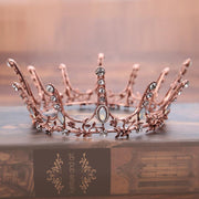 Fashion Lady Alloy Rhinestone Crown Hair Ornament Sunny Side Store