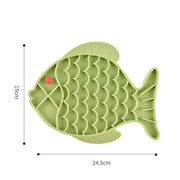 Fish Shape Silicone Bowl Dog Lick Mat Slow Feeding Food Bowl For Small Medium Dogs Puppy Cat Treat Feeder Dispenser Pet Supplies - Sunny Side Store