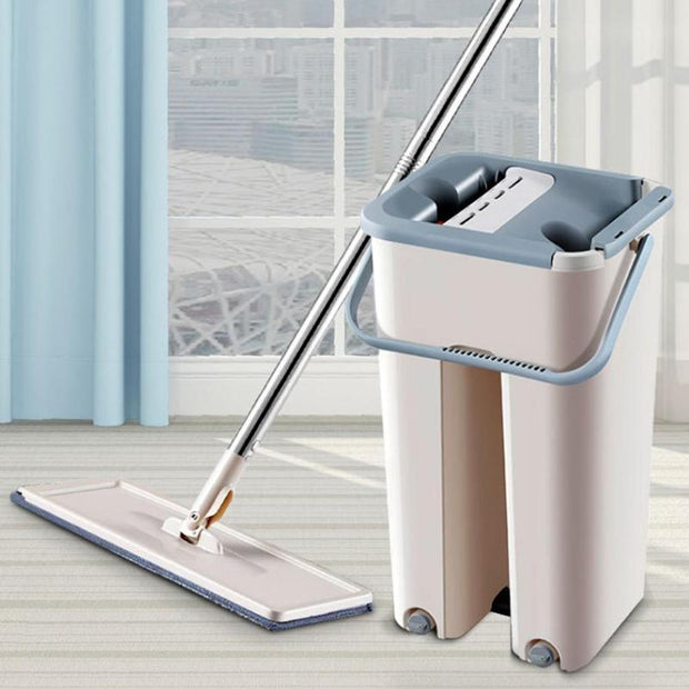 Flat Squeeze Mop Magic Automatic Mop And Bucket - Sunny Side Store