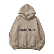 FOG's new trendy brand ESSENTIALS spring and autumn long sleeved top loose sports hoodie hoodie - Sunny Side Store