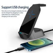 Four-In-One Wireless Charger For Apple Mobile Phone Watch Headset All-In-One Wireless Charger eprolo