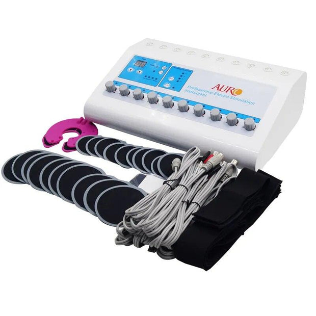 Free Shipping 2023 AURO New Portable Cheap Electric Muscle Stimulator Abdominal Musculature Electrostimulation Machine for Spa - Sunny Side Store Sunny Side Store  199.50