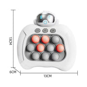 Funny Bubble Puzzle Game Machine Light Up Electronic Gaming Reliever Squeeze Toy Handle Fast Push Bubble toy - Sunny Side Store