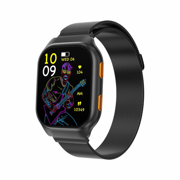 FW16E smart watch AMOLED screen mini game health monitoring Bluetooth call sports mode - Sunny Side Store