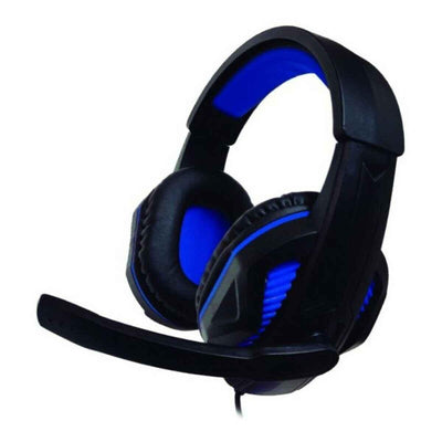 Gaming Headset with Microphone PS4/Xbox Nuwa 8436043082406 Black Blue - Sunny Side Store