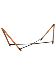 Gardeon Wooden Hammock Chair with Stand Linen Hammock Bed Timber Steel 200KG - Sunny Side Store