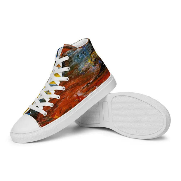 Gianneli Colours Handmade Women’s High Top Canvas Shoes - Sunny Side Store