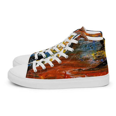 Gianneli Colours Handmade Women’s High Top Canvas Shoes - Sunny Side Store