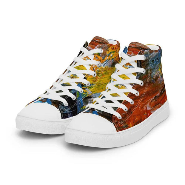 Gianneli Colours Handmade Women’s High Top Canvas Shoes - Sunny Side Store