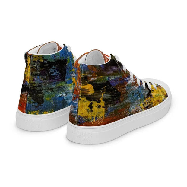 Gianneli Colours Handmade Women’s High Top Canvas Shoes - Sunny Side Store