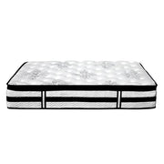 Giselle Bedding Super King Mattress Bed Euro Top Pocket Spring Firm Foam 34CM - Sunny Side Store